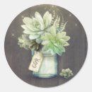 Search for glass wedding stickers Rustic