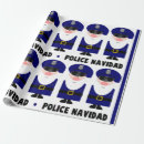 Search for police christmas wrapping paper Cop