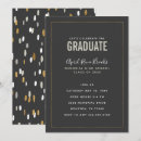 Search for metallic graduation invitations Modern