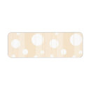 Search for dots and stripes return address labels Pattern