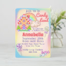 Recherche de candy land party invitations Lollipops