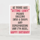 Search for sarcastic birthday cards Getting older
