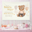 Search for teddy bear banners Girl baby shower
