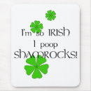 Recherche de shamrock irlandais tapis souris Irlande