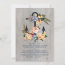 Search for floral anchor invitations Elegant