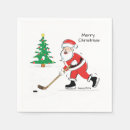 Search for santa hockey christmas decor Player
