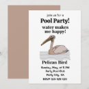 Search for pelicans invitations Beach