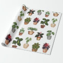 Search for potted plants wrapping paper Botanical