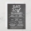 Recherche de chalkboard mariage invitations Décontracté