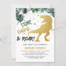 Search for gold dinosaur invitations Dino party