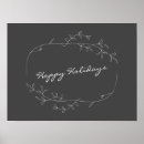 Search for black holiday posters Black and white