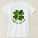 Search for four leaf clover tshirts Irish