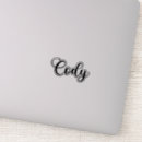 Recherche de cody autocollants Nom