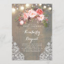 Recherche de bois et dentelle invitations Grange