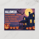 Recherche de halloween cartes visite Jack o' lantern