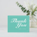 Search for turquoise blue thank you cards Simple