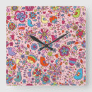Recherche de fleurs colorées horloges Branche