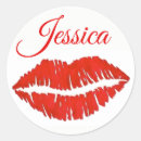 Search for red lip stickers Kiss
