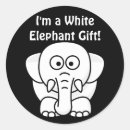 Search for funny elephants stickers Merry christmas