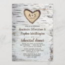 Search for country rehearsal dinner invitations Winter
