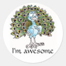 Search for cute peacock stickers Watercolor