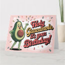 Search for avocado birthday cards Pun