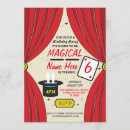 Search for magician birthday invitations Wand
