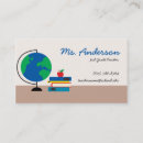Recherche de professeur de pomme cartes visite Professionnel