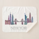 Search for new york city skyline blankets Steampunk
