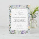 Search for lavender and white wedding invitations Couple