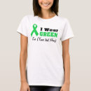 Search for kidney disease green ribbon clothing Mental health awareness