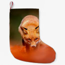 Recherche de renard rouge chaussette de noël Animal