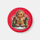 Search for gingerbread man magnets Xmas