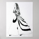 Recherche de mode noir et blanc posters Design
