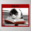 Search for cat reading posters Literacy