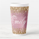 Search for gold foil mugs Girly