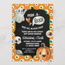 Search for spooky baby shower invitations Peek a boo