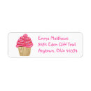 Search for cupcakes return address labels Candy