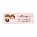 Search for newly weds return address labels Just married
