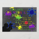 Search for splat invitations Paintball