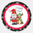 Search for gnome cartoon stickers Merry christmas