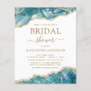 Recherche de turquoise bridal shower invitations Élégant