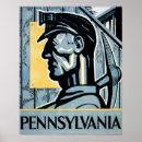 Search for vintage mining posters Pennsylvania
