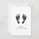 Search for baby footprint thank you cards Modern