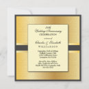 Search for square wedding anniversary invitations Fancy