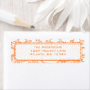 Search for indian wedding return address labels Orange