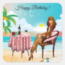 Search for hawaiian birthday stickers Island