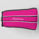 Search for pink golf head covers Black