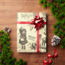 Search for girl christmas wrapping paper Santa claus