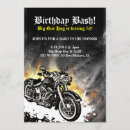 Search for motorcycle birthday invitations Chopper